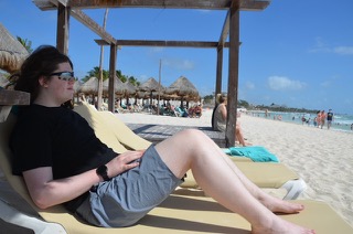 A picture of me on the beach